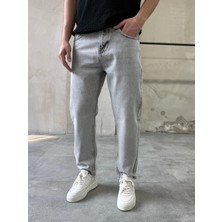Difransel Jeans Erkek Yıkamalı Rahat Kalıp Boyfriend Jean