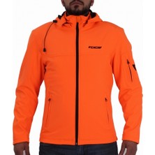 Venom Jaws Kapşonlu/korumalı Softshell Mont (Turuncu)