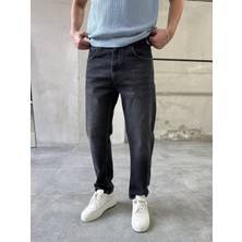 Difransel Jeans Erkek Yıkamalı Rahat Kalıp Boyfriend Jean