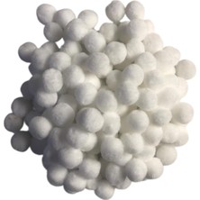 2 cm Peluş Ponpon 100 Adet (Paket) – El Sanatları, Okul ve Hobi Çalışmaları Için