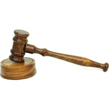 Masa Dostu Ahşap Hakim Tokmağı