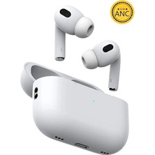 EBG Elektronik Beyaz 2. Nesil Pro Tüm Telefonlar ile Uyumlu Anc Kılıf Hediyeli Bluetooth Kulaklık