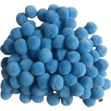 2 cm Peluş Ponpon 50 Adet (Paket) – El Sanatları, Okul ve Hobi Çalışmaları Için