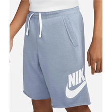 Nike M Nk Club Alumni Hbr Ft Fransız Havlu Kumaş Erkek Mavi Şort DX0502