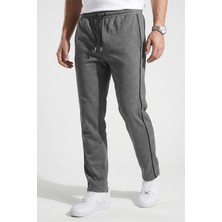 Veleno Erkek Füme Boydan Biyeli Beli Lastikli Baggy Eşofman Altı