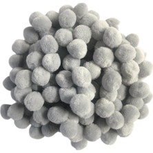 2 cm Peluş Ponpon 100 Adet (Paket) – El Sanatları, Okul ve Hobi Çalışmaları Için
