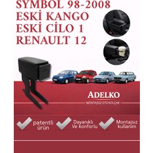 Symbol 98-08 -Eski Kango - Eski Clio 1 - Renault 12 Uyumlu Kolçak Vidasız Montajsız