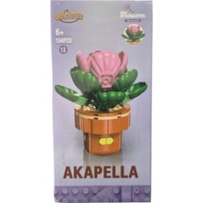 Dostoys 113-13 Blossom Mini Çiçek Blok Oyuncak Akapella 154  Parça 6+