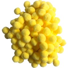 2 cm Peluş Ponpon 50 Adet (Paket) – El Sanatları, Okul ve Hobi Çalışmaları Için