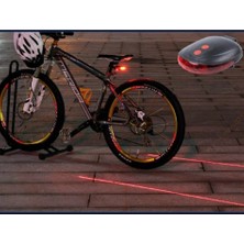 Calperia Lazer Güvenlik Şeritli Bisiklet Stop Lambası
