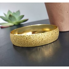 Hg.Aksesuar 22 Ayar Altın Kaplama Cam Kırığı Bilezik