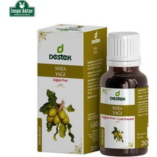 Destek Shea Yağı (Karite Yağı) - Soğuk Sıkım Doğal Nemlendirici Bakım 20 ml