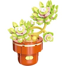 Dostoys 113-17 Blossom Mini Çiçek Blok Oyuncak Graptopetalum 180 Parça 6+