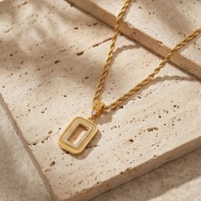 ferizz altın kaplama  gram çerçeve kolye ucu tgr-768