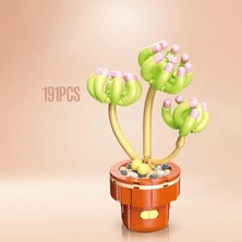 Dostoys 113-12 Blossom Mini Çiçek Blok Oyuncak Fasülye Sedumu 191 Parça 6+