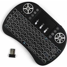 Nexgen Kablosuz Türkçe Q Klavye Rgb Işıklı Televizyon Ps3 Dokunmatik Mouse