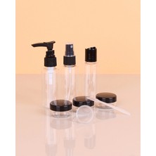 Calperia Parfüm Şişesi - Kozmetik Şişesi - 8 Li Seyahat Doldurulabilir Kozmetik Seti