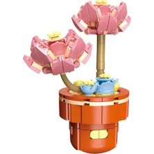 Dostoys 113-21 Blossom Mini Çiçek Blok Oyuncak Narin Gül 175 Parça 6+