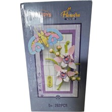 Dostoys 115-14 Mini Çiçek Blok Oyuncak Vadide Orkide ve Güve 262 Parça 6+
