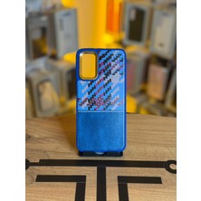 Avcı Teknoloji Market Poco M3 Uyumlu Piksel Desenli ve Deri Detaylı Premium Stil Kılıf