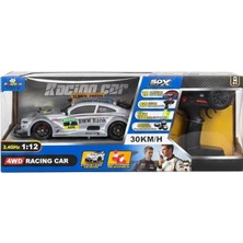 Pasifik Toys Pasifik 91601P-2 4WD Model Racıng Car1:12 Bmw M4 Uzaktan Kumandalı 30KM Hız Kutulu Gri 6+