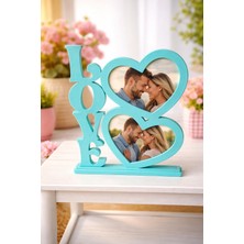 Sidas  2 Fotoğraflı Love Photo Frame 3D Aşk Temalı Çiftli Fotoğraf Çerçevesi