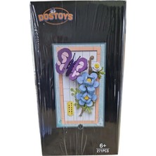 Dostoys 115-1 Mini Çiçek Blok Oyuncak Posta Ile Gelen Erik Çiçeği 271 Parça 6+