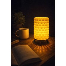 Triforge3D Romantik Masaüstü Dekor – 3D Baskı Tealight Uyumlu Dekoratif Lamba