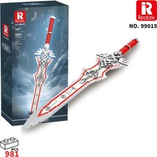 Reobrix 99015 Kraliyet Kılıcı Yaratıcı Yapı Blok Seti Building Blocks (Royal Claymore) - 981 Parça