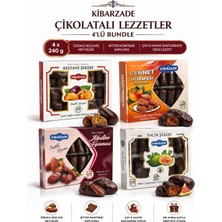 Kibarzade Çikolatalı Lezzetler 240 gr 4'lü Karışık Paket