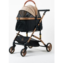 Electron Kedi-Köpek Arabası&puseti - Katlanabilir Evcil Hayvan Taşıma Arabası - Pet Stoller - F1