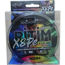 Foçalı Anchor Ritim 8x Pe 300MT Multicolor Pe Ip Misina