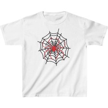Velmora Fashion Çocuk Baskılı T-Shirt - Beyaz