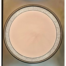 EOS Aydınlatma Luvia Kristal Dokulu Modern LED Tavan Avizesi Çap 50 cm 3 Renkli - Eos-24