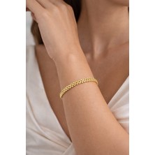 Livaz Accessories Çelik Kadın 14 K Gold Bıleklık