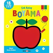 Gray Line Gry Çok Kolay Boyama Elmalı Resim Kitabım Nel1