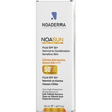 Noaderma Noasun Fluid SPF50+ 50 ml – Normal ve Karma Hassas Ciltler