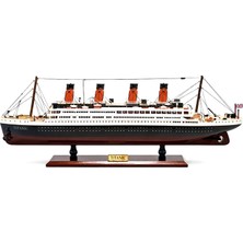 Nexgen Özel Tasarım Ahşap Işıklı Titanik Gemi - Model 2