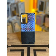 Avcı Teknoloji Market Samsung A33 Uyumlu Piksel Desenli ve Deri Detaylı Premium Stil Kılıf
