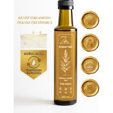 Zafir Natural Soğuk Sıkım Susam Yağı 250 ml - %100 Saf Doğal Katkısız