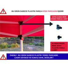 3x3 M 40 mm Altıgen Profil Tente Plastik Yedek Parçaları