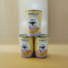 Playfood 3'lü Tavuklu Yetişkin Kedi Konserve Maması