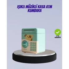 Lims Store Su Yeşili Işıklı Sesli Elektronik Şifreli Çocuk Kumbarası