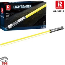 Reobrix 99012 Işın Kılıcı Sarı Yaratıcı Yapı Blok Seti Building Blocks (Lightsaber) - 598 Parça