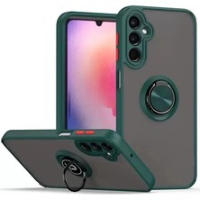 Lims Store Newface Samsung Galaxy A36 Kılıf Montreal Yüzüklü Silikon Kapak - Yeşil