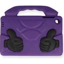 Lims Store Newface iPad 4 9.7 Kılıf Like Stantlı Tablet Silikon - Mor