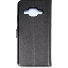 Lims Store Newface Samsung Galaxy J5 Trend S Plus Kapaklı Kılıf - Siyah