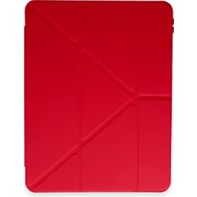 Lims Store Newface Xiaomi Pad 6 Kılıf Kalemlikli Mars Tablet Kılıfı - Kırmızı