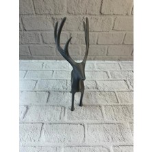 Lims Store Geyik Figürü Gri Modern Salon ve Raf Dekoru