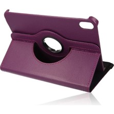 Lims Store Newface iPad Mini 6 Kılıf 360 Tablet Deri Kılıf - Mürdüm